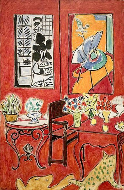 《赤の大きな室内》 - Henri Matisse